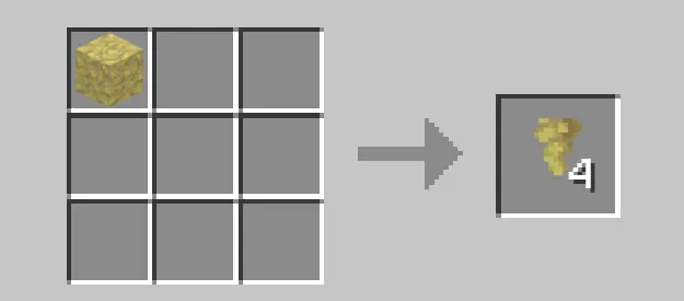 Crafting example for sulfur