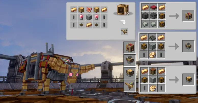Oxhauler crafting recipes