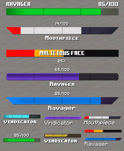 Bar Customization Examples
