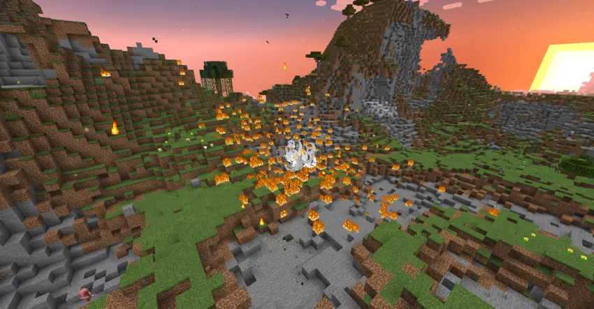 great fireball explosion
