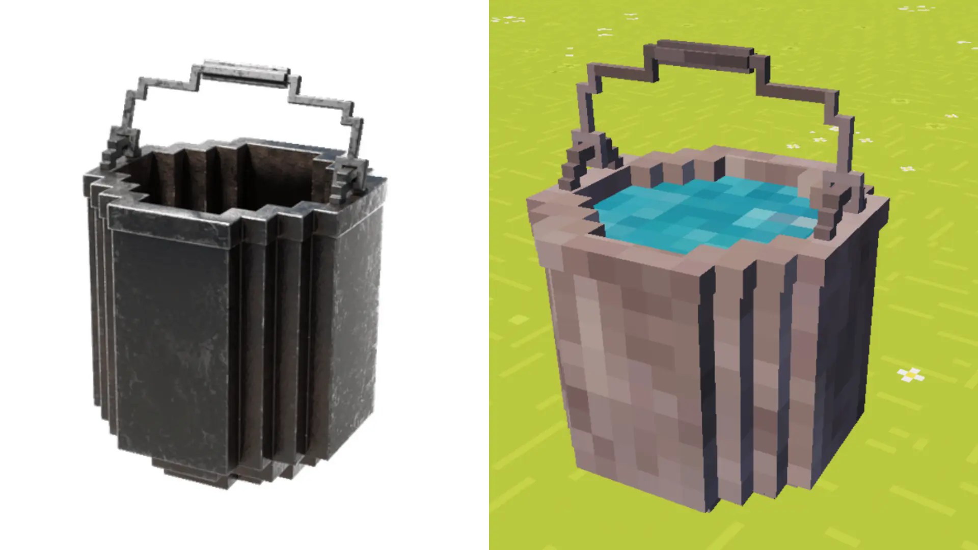 Bucket From A Minecraft Movie