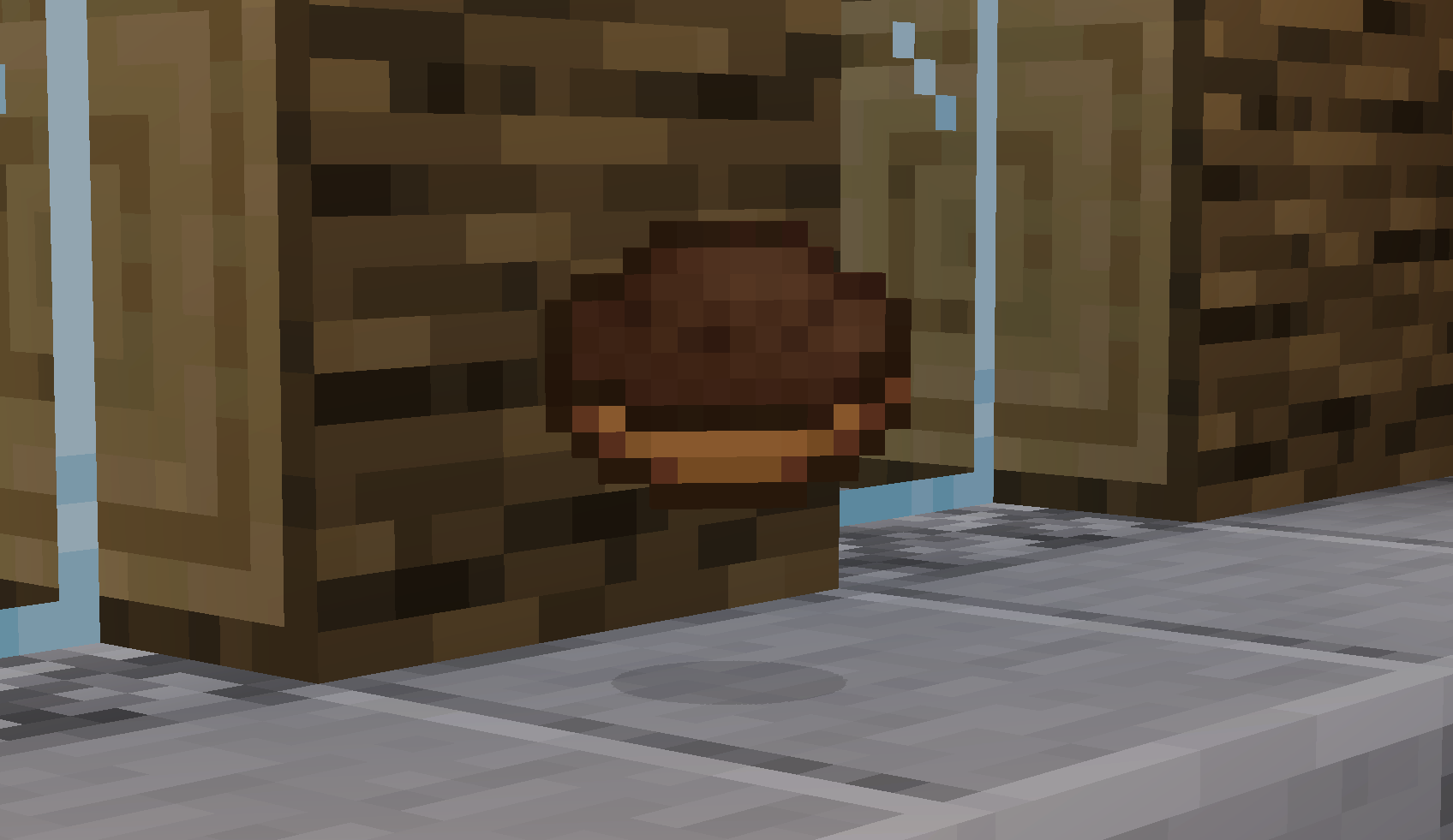 a jaffa cake floating as a dropped item