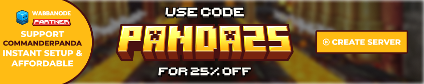 Use Code PANDA25 On Wabbanode Servers For 25% Off!