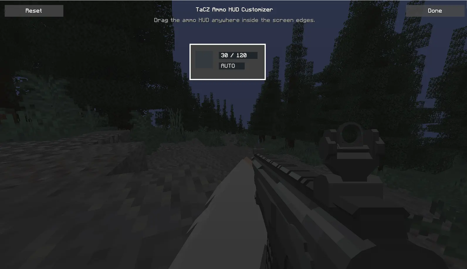 Mod-TaCZ Hud Customizer-Settings