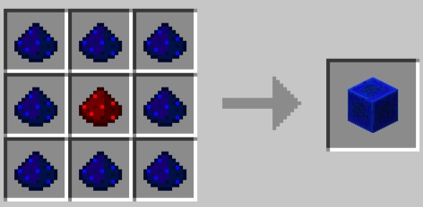 Recipe of Powered Bluestone Block