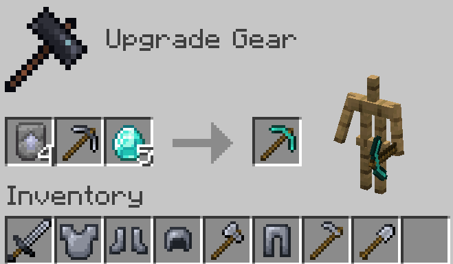 smithing from steel to diamond