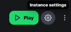 First Click Instance Settings