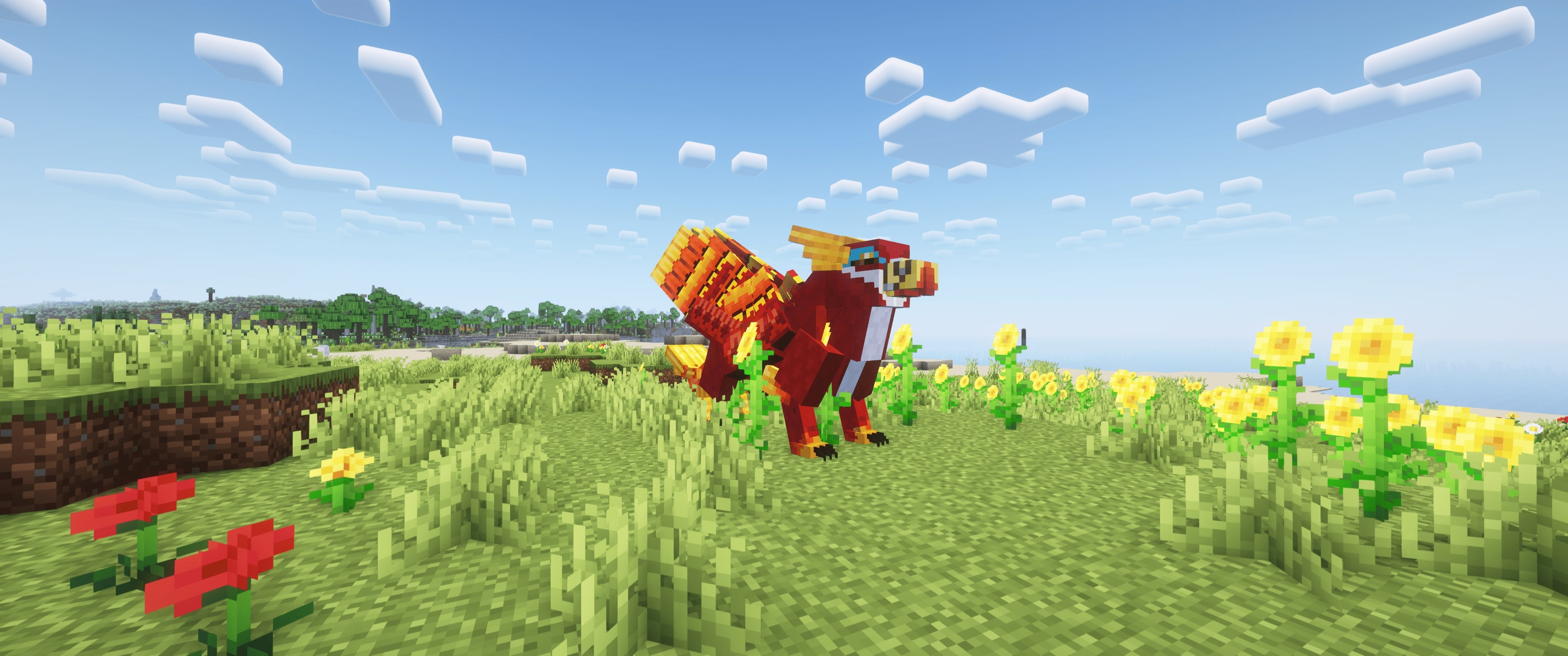 A beautiful red Griffin