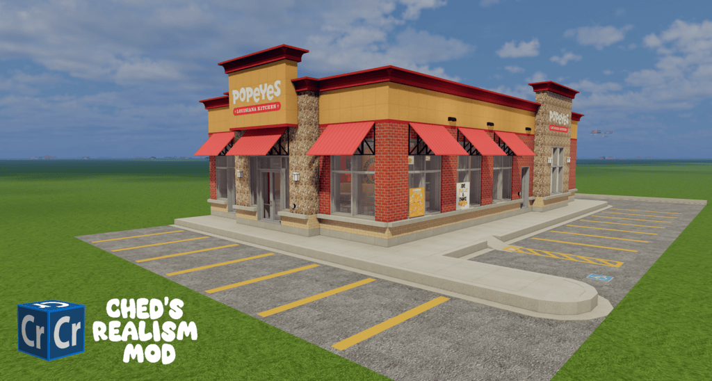 Popeye's made with Ched's Realism Mod