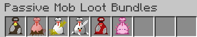 Passive Mob Loot Bundles