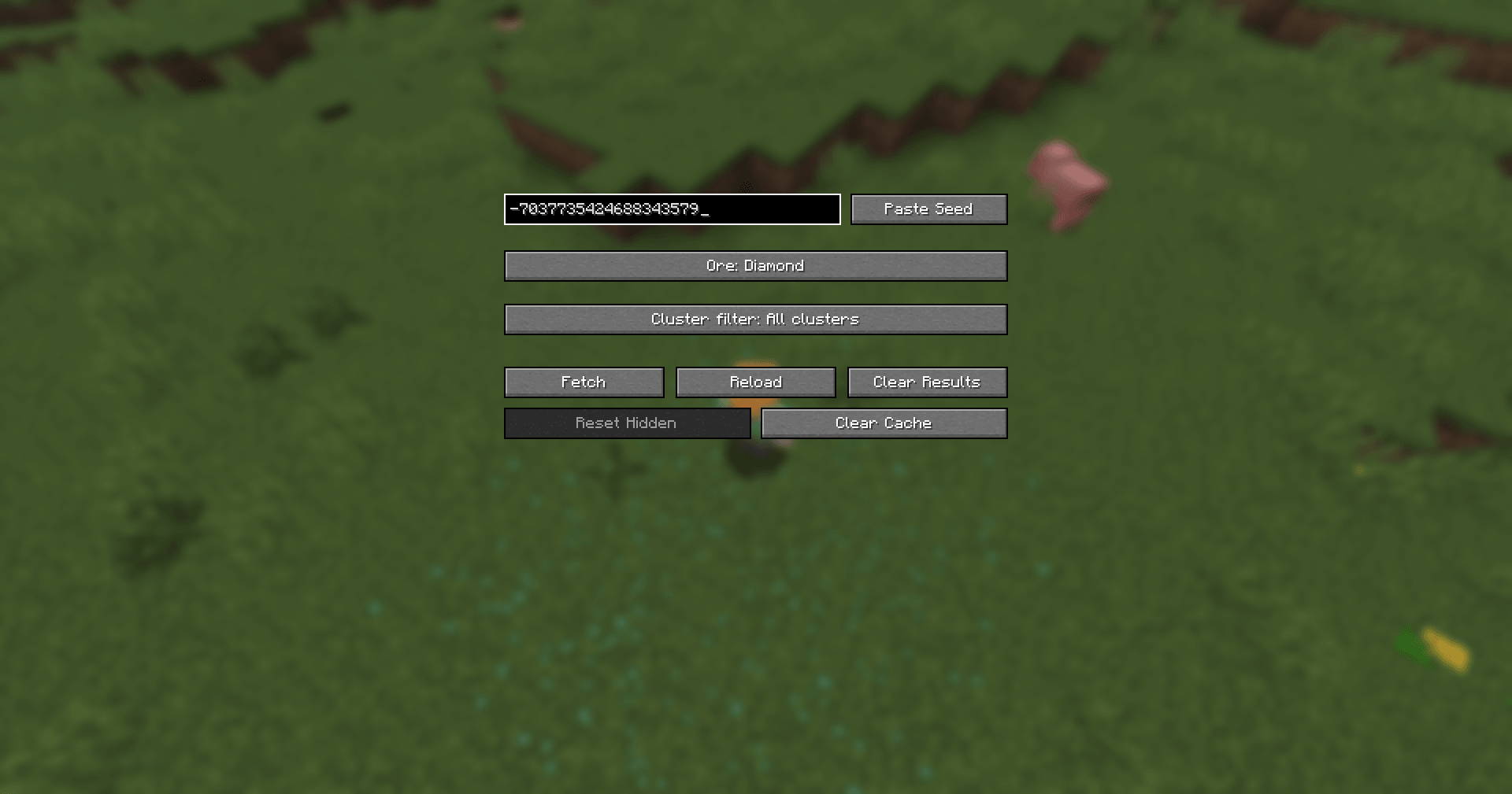 OreOverlay menu showcase