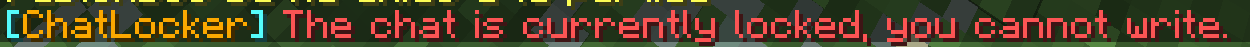 聊天锁定消息