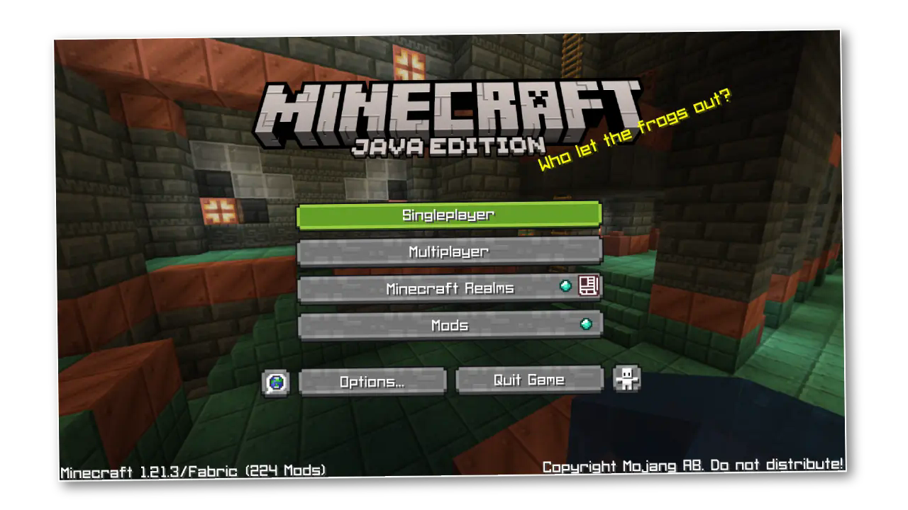 Menu Screen