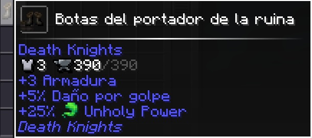 Death Knights (RPG Series) spanish example