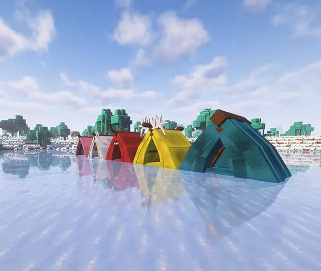 tents dyed