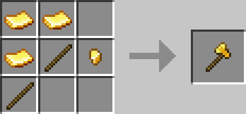Gold axe recipe