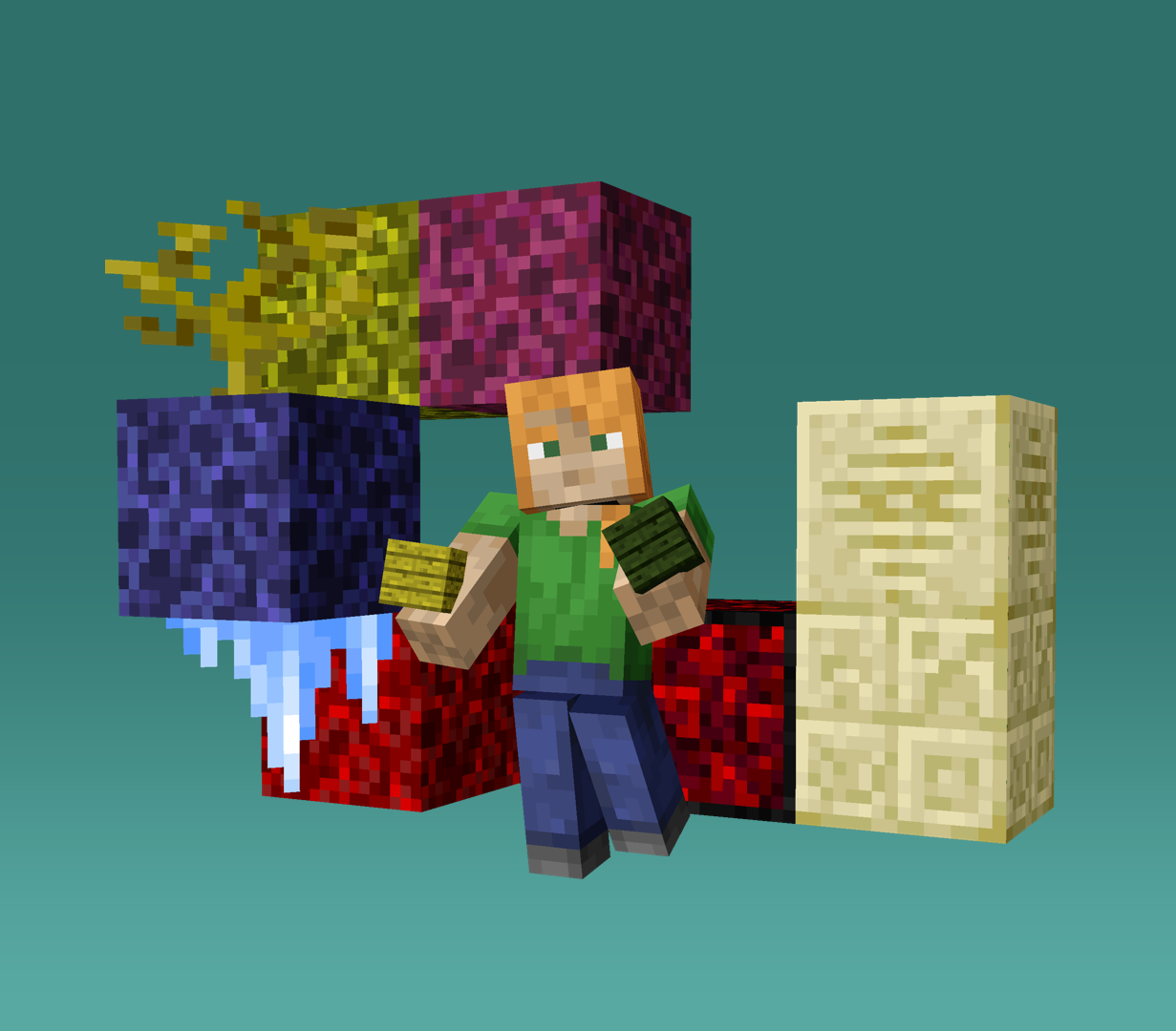 Next update features new blocks and foliage