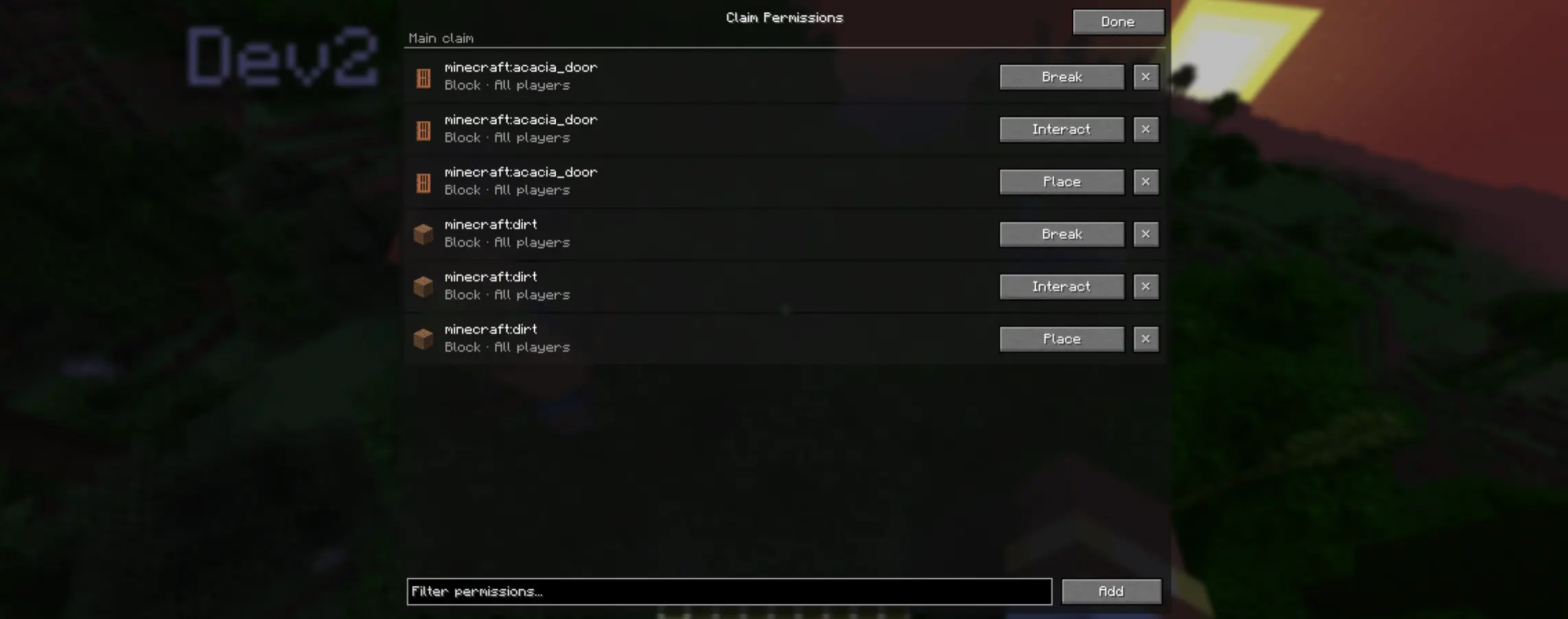 Preview of the OPAC Essentials claim permissions interface