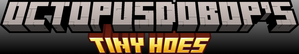 Large text saying octopusdobop's tiny hoes.