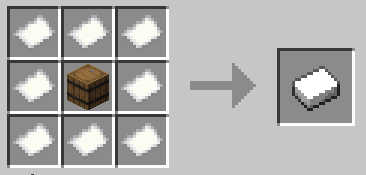 Blank card box recipe