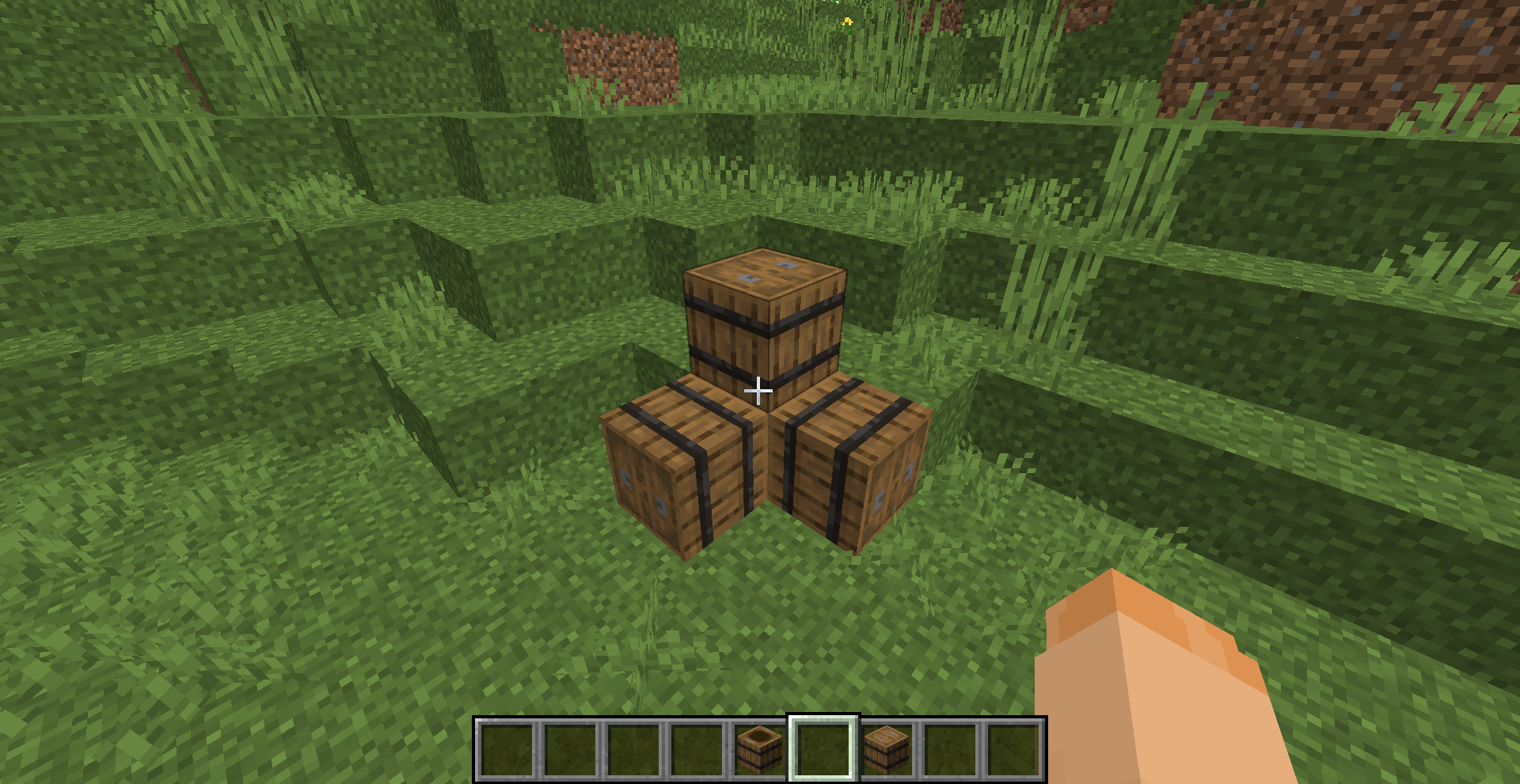 Barrels rotated