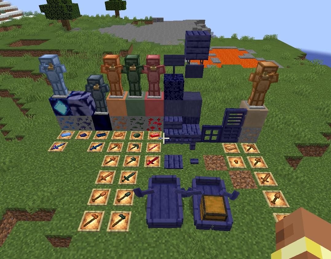 Some stuffs of the mod.