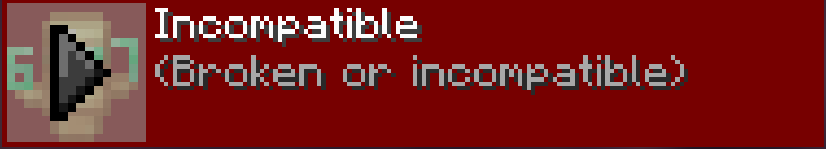 compatibility warning