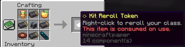 KIT REROLL TOKEN
