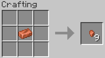 Copper Nugget Crafting