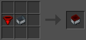 Crafting Redstone Hopper Minecart