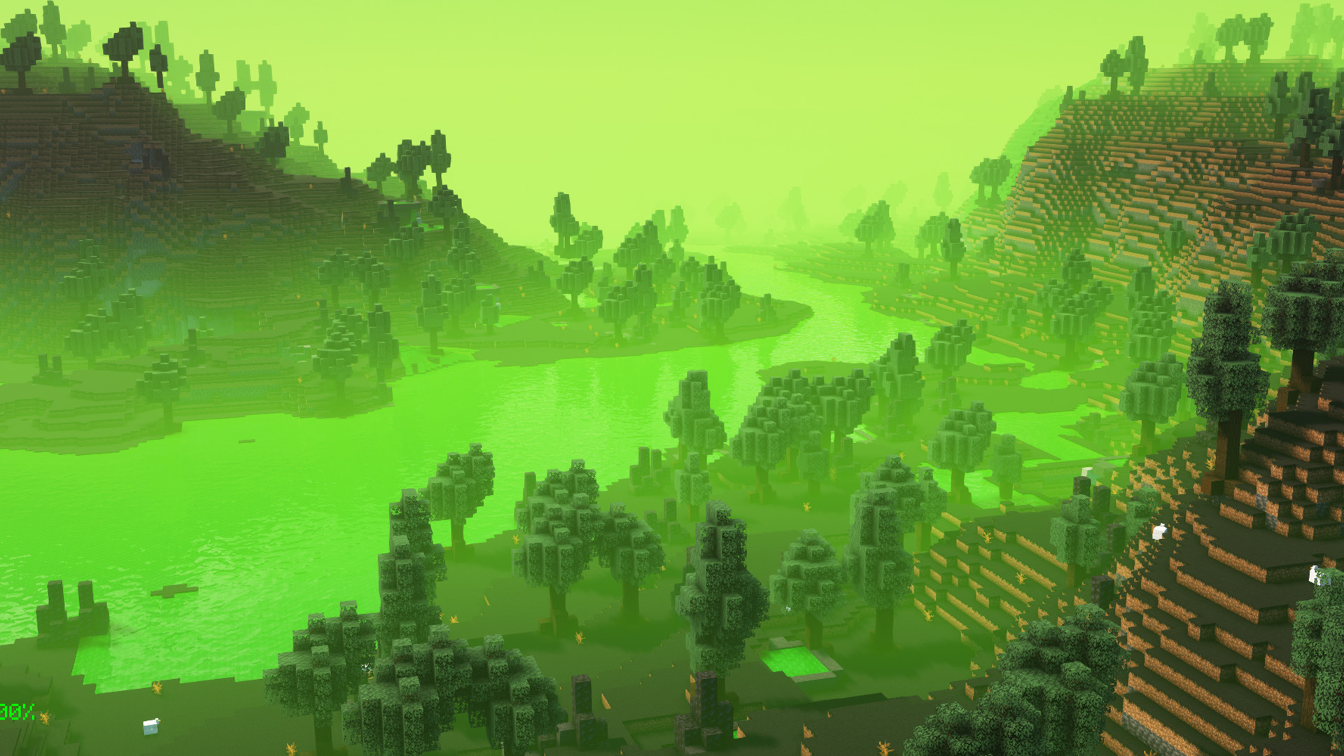 A radioactive plain