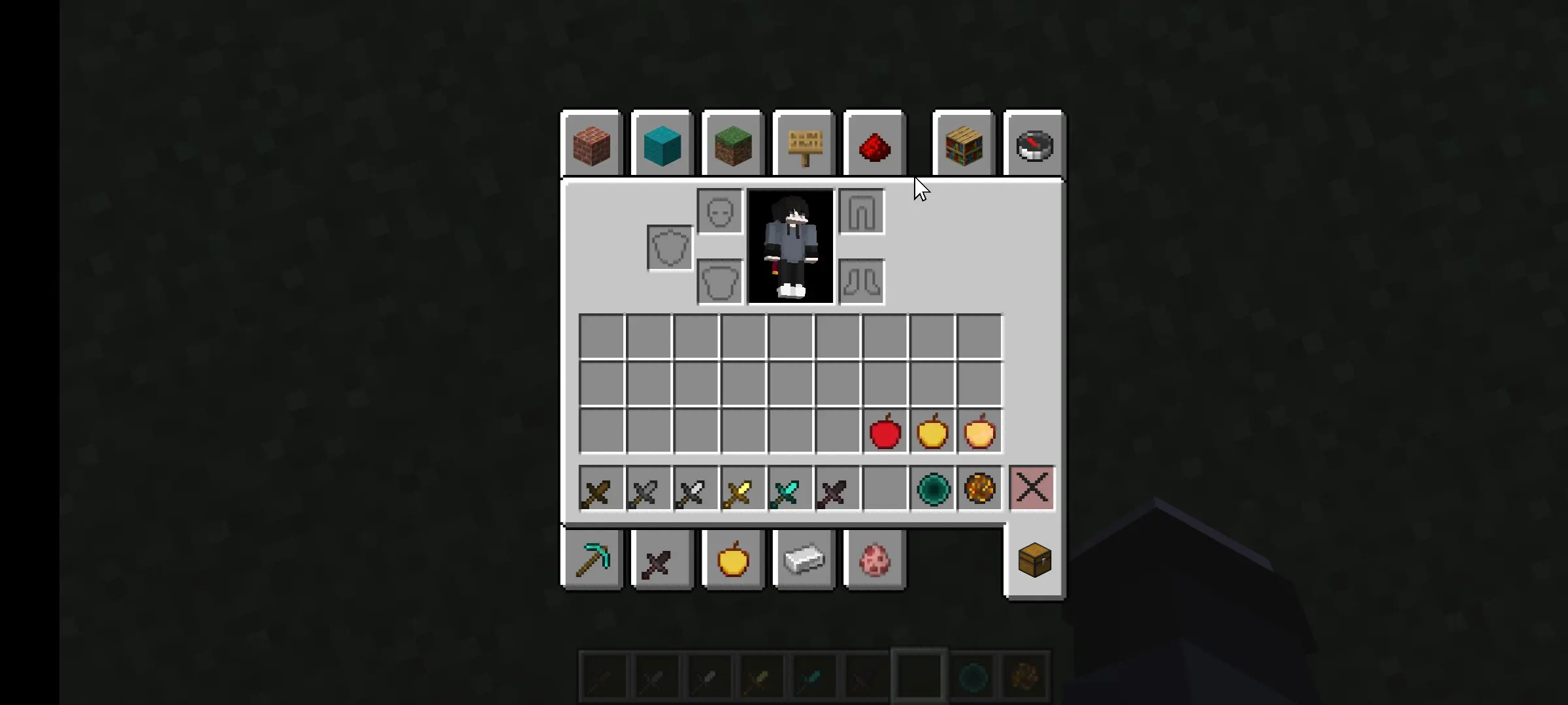 Minimalist ender pearls and fire charges