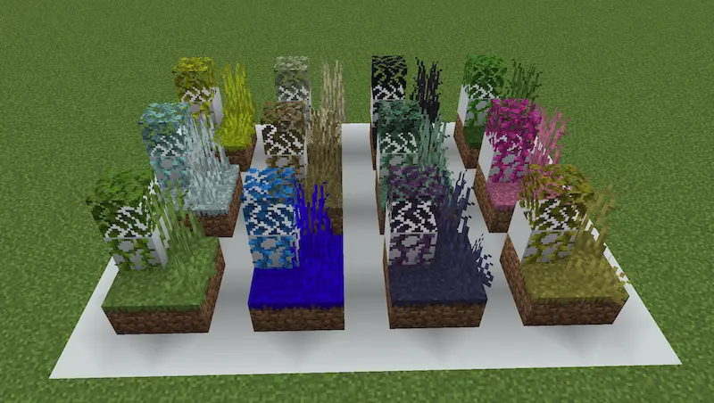 Different Biome grasses