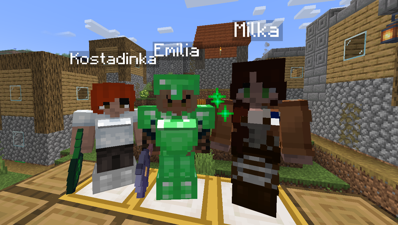 MCA Reborn compatibility: every guard and villager appears as an MCA villager
