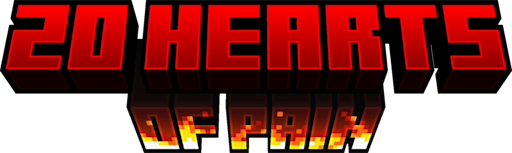 Fancy "20 HEARTS OF PAIN" title