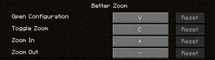 Keybinds config ingame