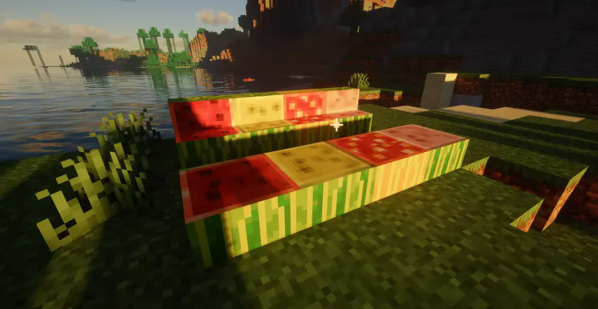 Melon Slabs and Stairs