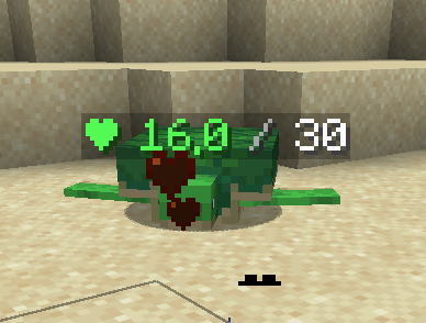 An entity taking damage