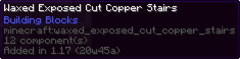 Vanilla-style Version Tooltip [Version (Snapshot)]