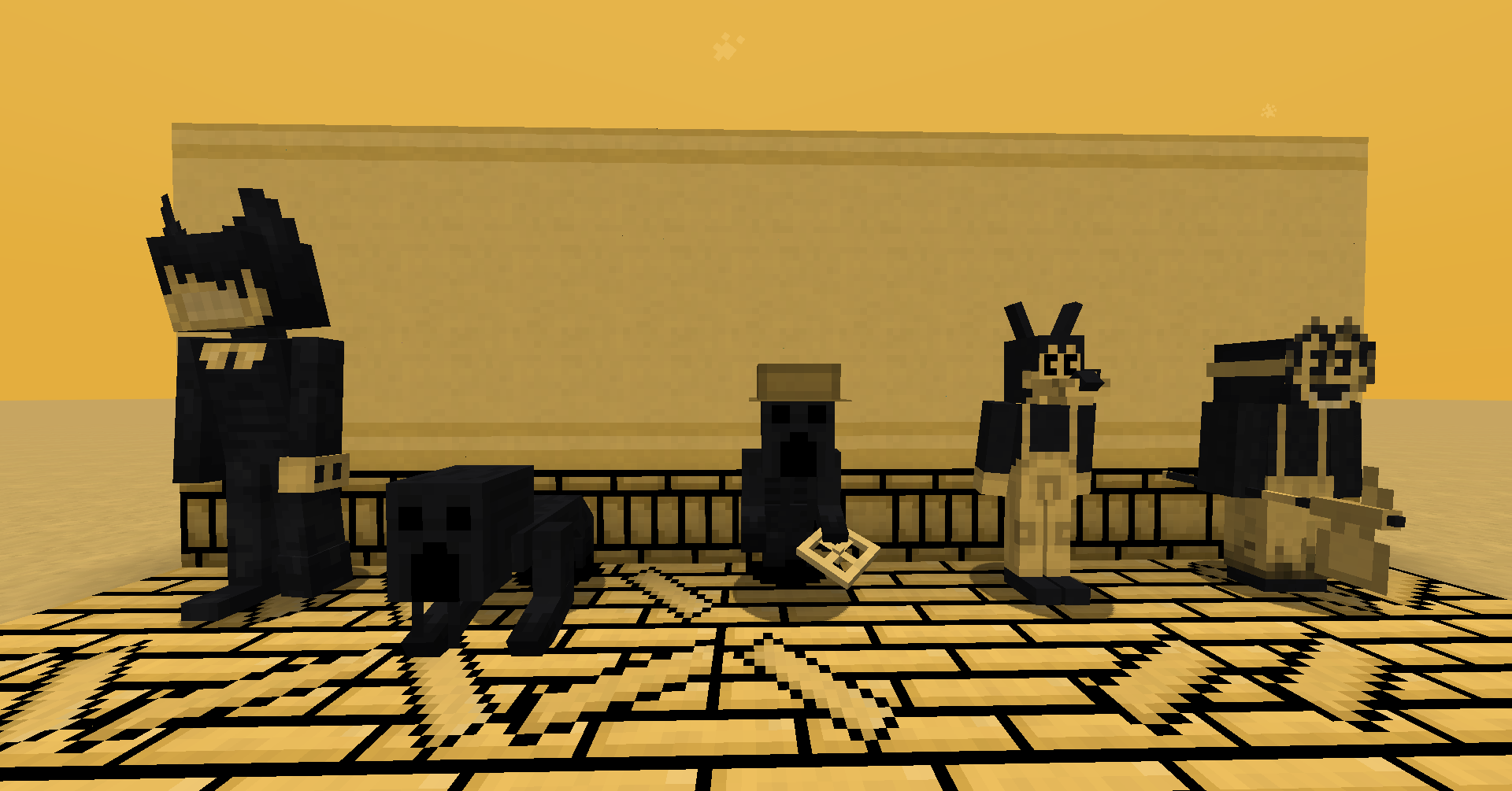 All entities in the mod