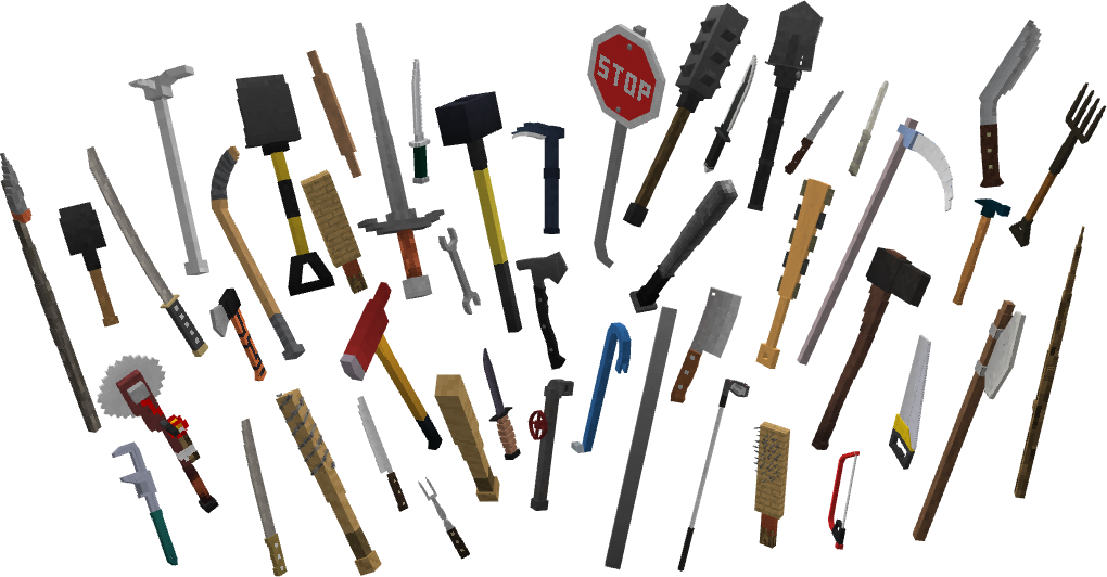 All Weapons Render!