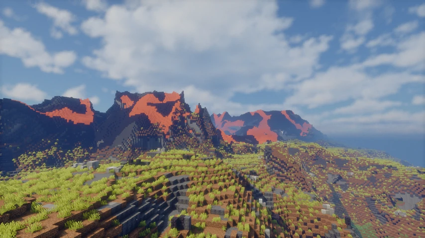 Volcano in the Paleogene dimension