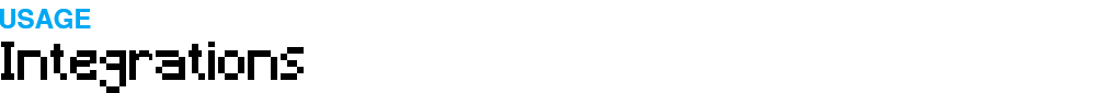Integrations