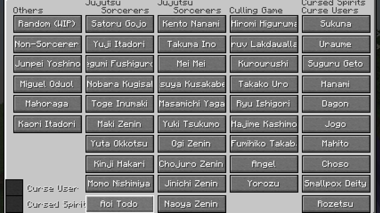 Skill Selection Book