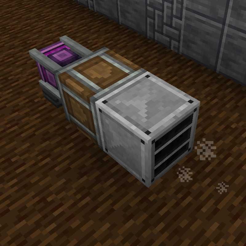 Straight vent block