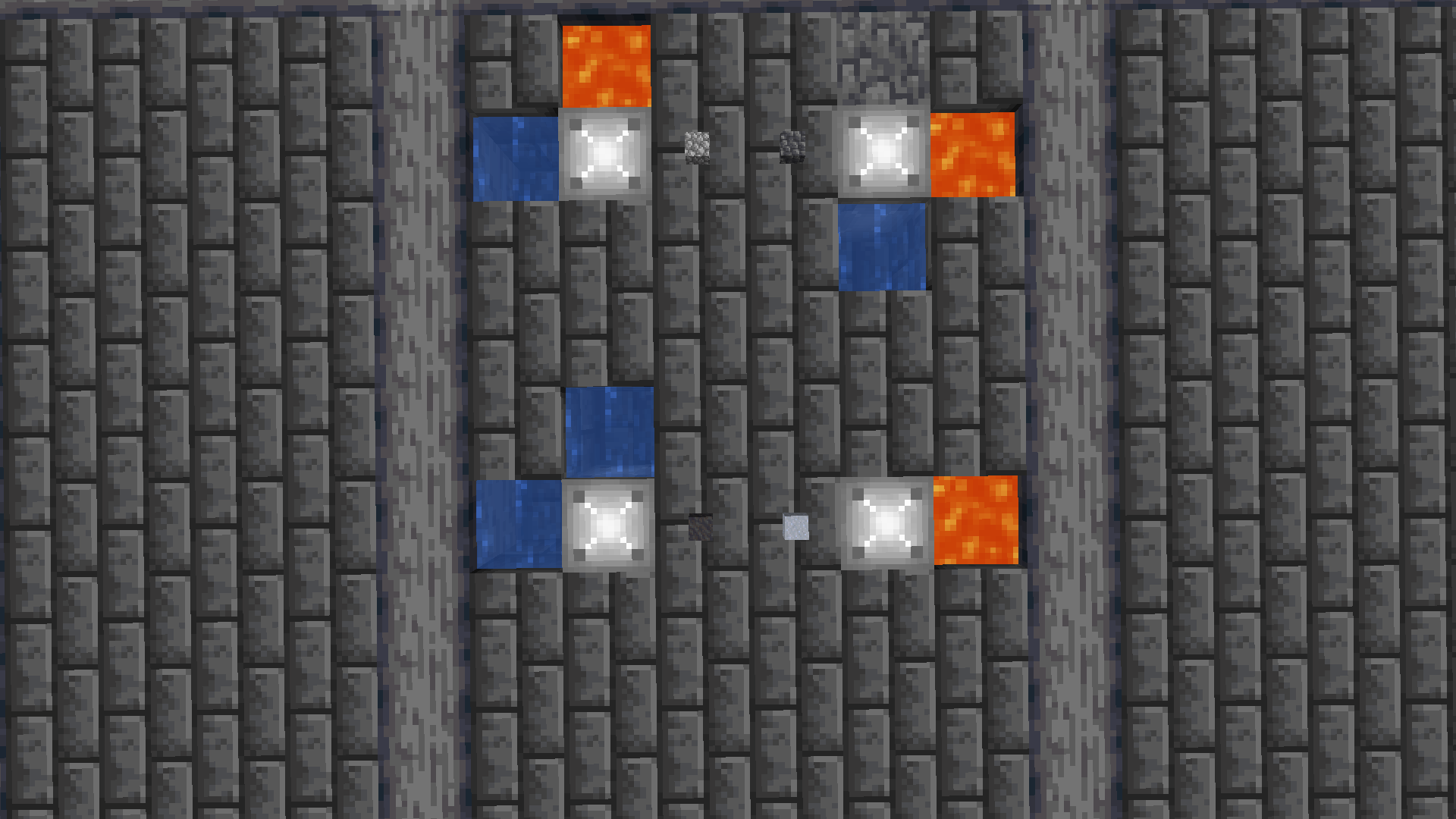 Different configurations of the block exposer