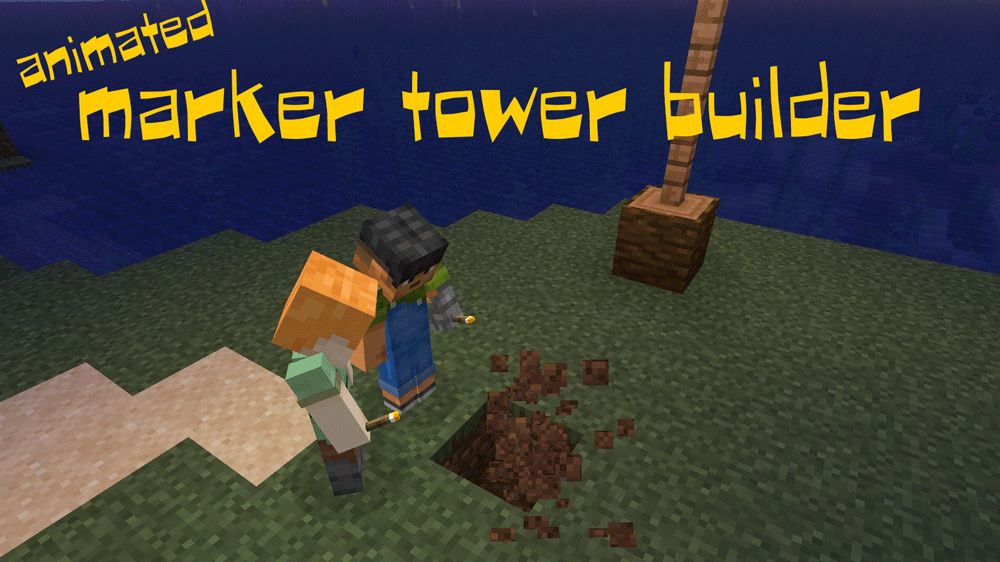 Marker Tower Builder animated banner image