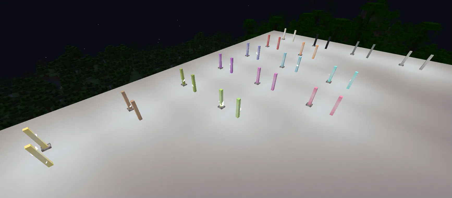 Colored End Rods