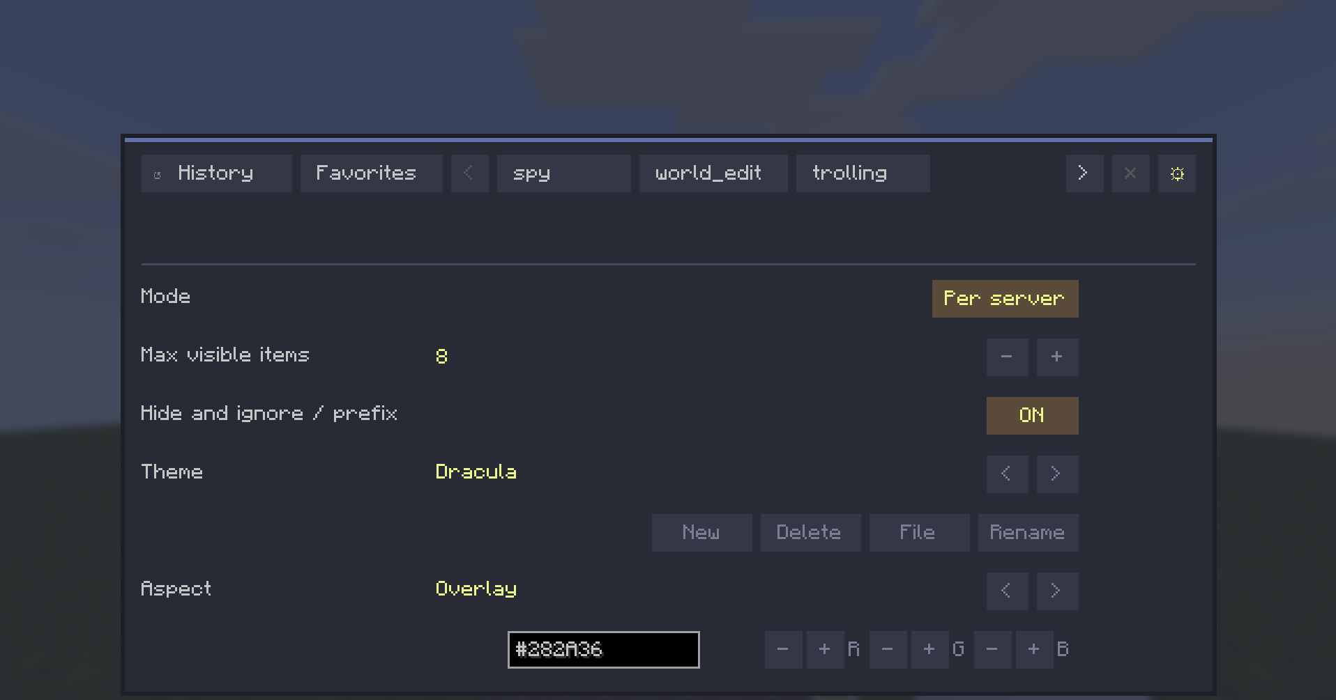 config