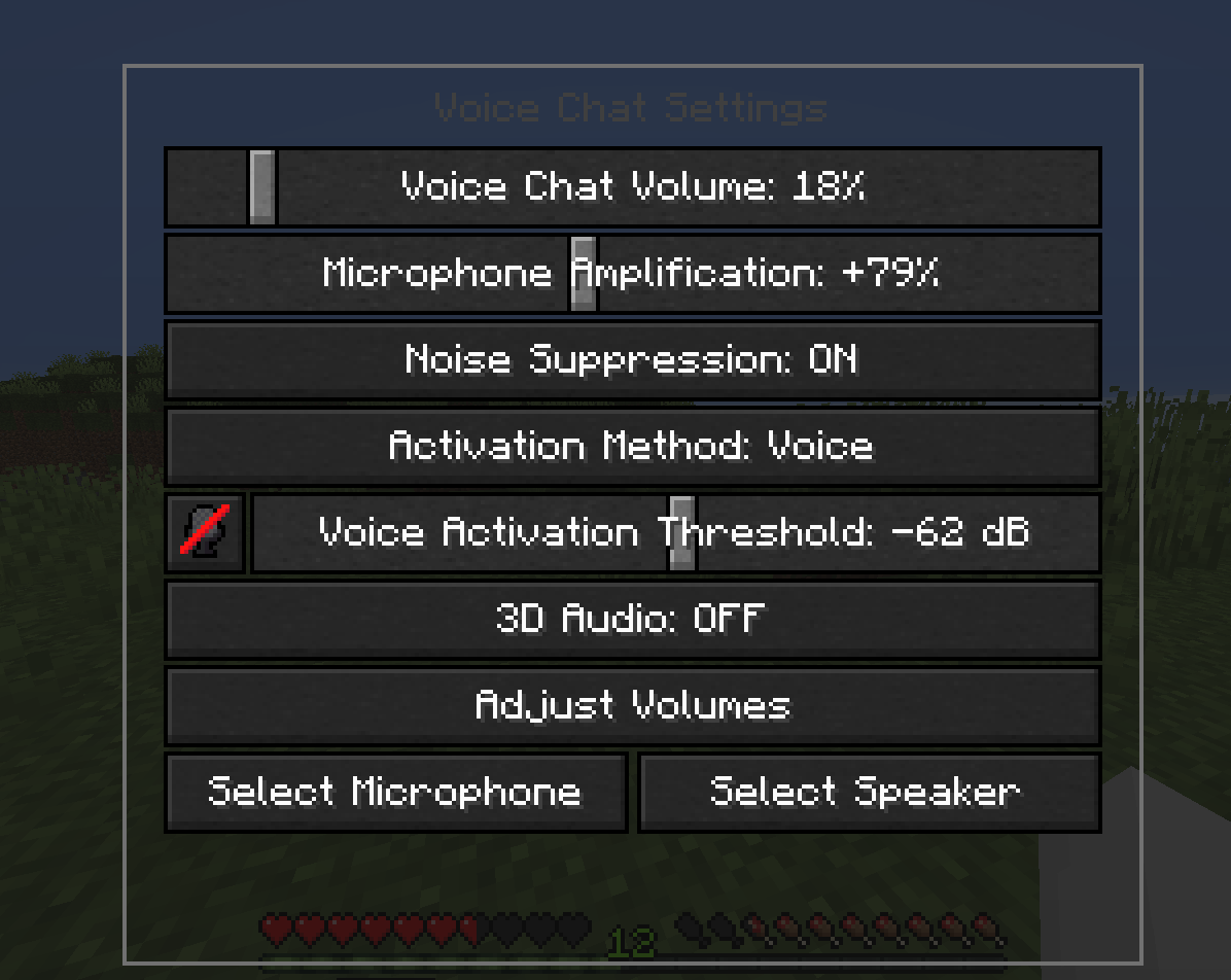 Dark settings
